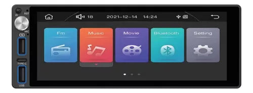 Radio 6.5" Android Auto CarPlay 1DIN AIWA AW-A485BT
