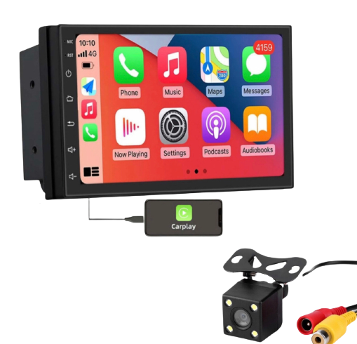Radio pantalla 7 android auto y apple carplay 2gb 32gb + Cámara