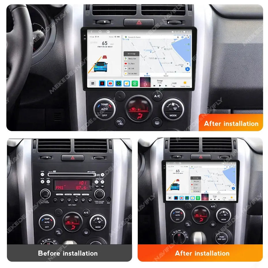 Combo RADIO + BISEL - Suzuki Vitara 2005-2015 - 2GB RAM + 32GB ROM - Pantalla IPS
