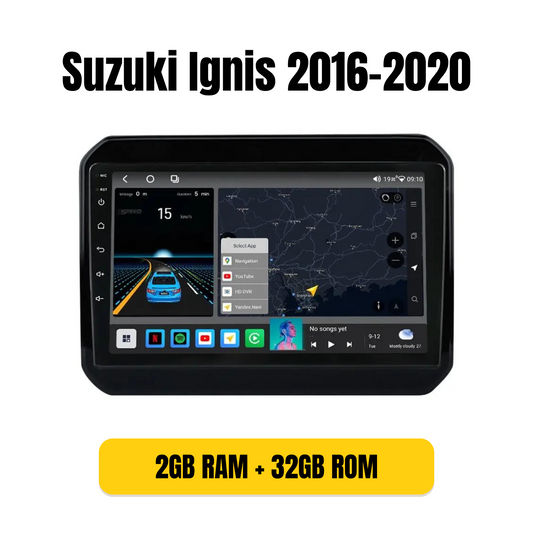 Combo RADIO + BISEL - Suzuki Ignis 2016-2020 - 2GB RAM + 32GB ROM - Pantalla IPS