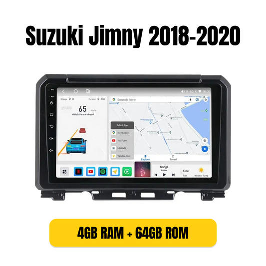 Combo RADIO + BISEL - Suzuki Jimny 2018-2020 - 4GB RAM + 64GB ROM - Pantalla QLED