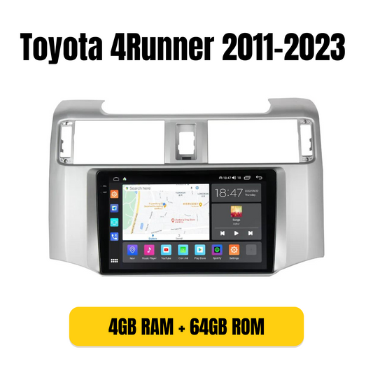 Combo RADIO + BISEL - Toyota 4Runner 2011-2023 - 4GB RAM + 64GB ROM - Pantalla QLED