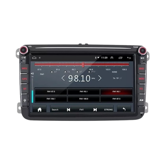 Radio Volkswagen 8" CarPlay Android Auto 2gb RAM 32gb